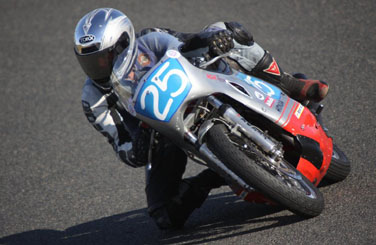 Claude Richard sur Honda 350 CB